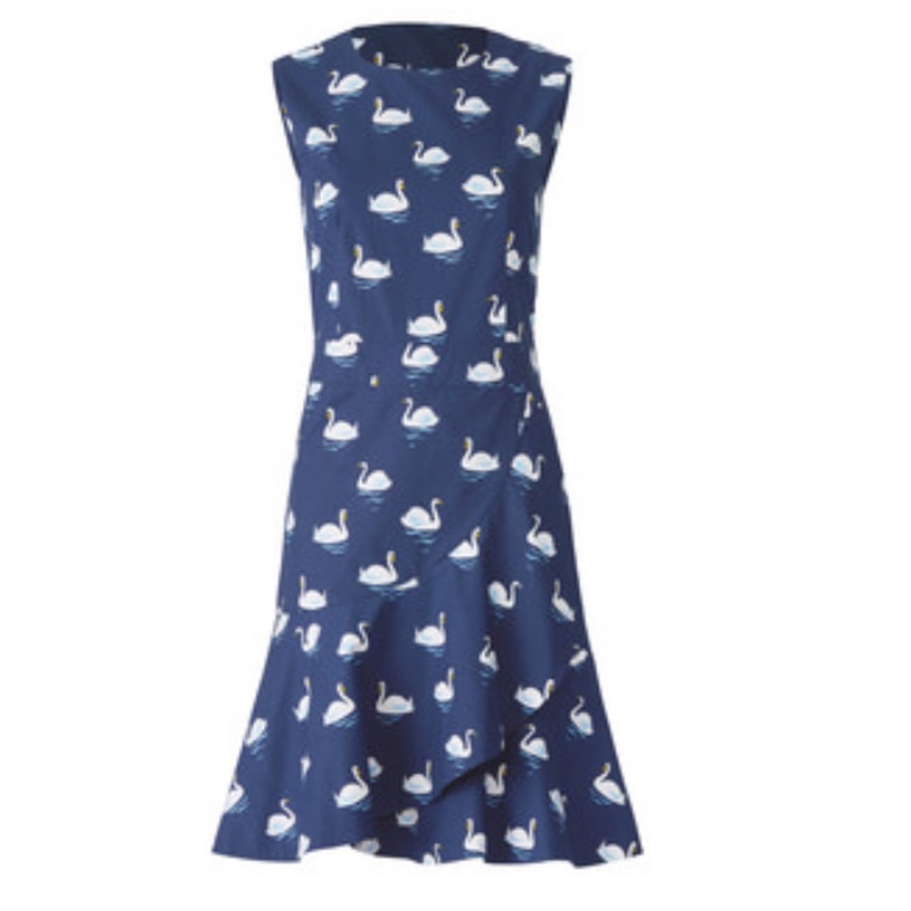 Draper James Blue Swan Dress